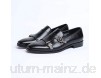 Herren-Monk-Schuhe Smart Casual Retro Echtes Leder mit Doppelschnalle Bequeme Lederschuhe