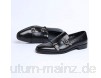 Herren-Monk-Schuhe Smart Casual Retro Echtes Leder mit Doppelschnalle Bequeme Lederschuhe