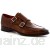 Leonardo Shoes 8742E19 E19 Vitello AV Brandy  Herren Schnürhalbschuhe
