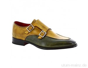 Leonardo Shoes 8742E19 Tom Vitello Delave Verde  Herren Slipper & Mokassins
