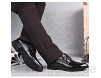 Männer Casual Leder Oxfords Business Mönch Strap Slip On Work Fahren Loafers Wanderschuhe Schnalle Boot Mokassins