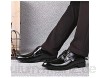 Männer Casual Leder Oxfords Business Mönch Strap Slip On Work Fahren Loafers Wanderschuhe Schnalle Boot Mokassins