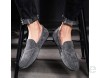 Slipper Herren Mokassins Slip On Loafer Britische Art-Geschäfts-beiläufige treibende Schuh-gehende Schuh-Beleg-Müßiggänger