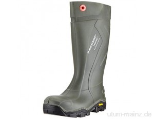 Dunlop Protective Footwear Purofort+ Outlander full safety with Vibram sole Unisex-Erwachsene Gummistiefel  Grün 45 EU