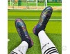 Xinghuanhua Fußballschuhe Herren High Top Spikes Cleats Jugendliche Trainingsschuhe Professionelle Outdoor Fußballschuhe Männer Football Schuhe Unisex