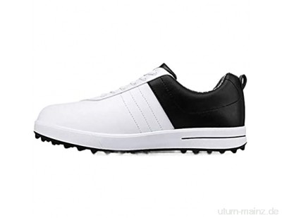 CGBF - Spikeless Golfschuhe für Herren wasserdichte rutschfeste Sportschuhe leichte atmungsaktive Sneakers klassisches Aussehen.