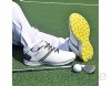 Men\'s Golf Shoes wasserdichte Leichtgewichte Golfschuhe Anti-Rutsch-atmungsaktive Golfschuhe für den Outdoor- und Indoor-Golf-Trainingsplatz Weiß 47