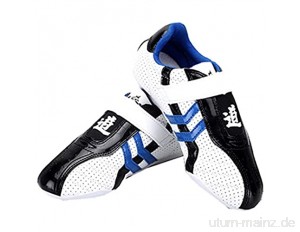 Meng Taekwondo Schuhe  Martial Arts Sneaker Boxen Kung Fu Taichi Leichte Schuhe for Erwachsene und Kinder (Color : White  Size : 42)