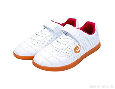 Meng Taekwondo Schuhe Martial Arts Sneaker Boxen Kung Fu Taichi Leichte Schuhe für Erwachsene und Kinder (Color : White Size : 40)