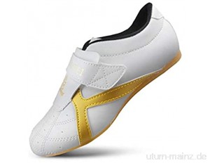 Meng Taekwondo Schuhe  Martial Arts Sneaker Boxen Kung Fu Taichi Leichte Schuhe für Erwachsene und Kinder (Color : White  Size : 26)