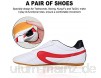 Meng Taekwondo Schuhe Martial Arts Sneaker Kung Fu Taichi Leichte Schuhe for Erwachsene und Kinder (Color : Red Size : 36)