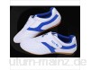 meng Taekwondo Schuhe PU Leder Weiche Sohle Taekwondo Schuhe für Taichi Fitnessstudio (Color : White Size : 41)