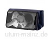 Uposao Kompatibel mit Samsung Galaxy A71 Handykette Hülle Wallet Leder Hülle Klapphülle Brieftasche Schutzhülle Geldbörse Flip Case Kartenfach Reißverschluss für Mädchen Frauen Blau