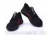 meng Sicherheitsschuhe Herren Arbeitsschuhe Damen Leicht Atmungsaktiv Schutzschuhe Stahlkappe Sneaker (Color : Black Size : 36)