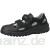 Abeba S-Schuh x Light Sandale sw  Glattleder m. Textil 711036  CE  EN ISO 20345:2012  S1  Gr. 35-48