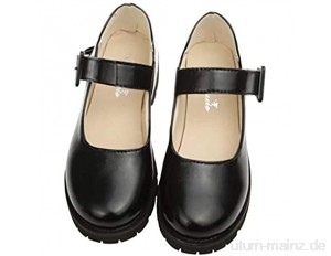 Damen Oxford Schuhe Weite Mädchen Niedriger Absatz Uniform Kleid Schuhe Cosplay Schuhe
