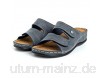 Gezer Damen Pantolette/Sandale/Slipper/Gr. 36-42 / Blau/Beige/Neu