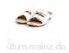 Gezer Damen Pantolette/Sandale/Slipper/Gr. 36-42 / Weiß/Neu