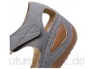 ZAPZEAL Sandalen Damen Sommer Keilsandalen PU Leder Flip-Sandalen mit verstellbarem Knöchelriemen für Shopping Alltagskleidung 7 Farben 37-44 EU