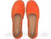 Cox Damen Trend-Espadrille Orange Rauleder