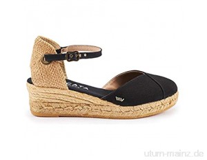 VISCATA Pubol ankle-strap  Closed Toe  Classic Espadrilles with 2-inch Heel Made in Spain