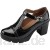 DADAWEN Damen T-Strap Plateau Blockabsatz Schuhe Mary Jane Oxfords Kleid Schuhe