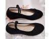 Huicai Damen Spitz Hanfu Schuhe chinesischer Stil Bestickte Schuhe
