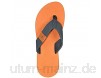 MADSea Damen Zehenstegpantolette Beach Woman Zehentrenner Sandale orange dunkelgrau