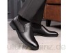 FUNPLUS Herren Slipper Moderne Leder Uniform Schuhe Slip-On Flache Schuhe Pointed Toe Abendkleid Schuhe Männliche Low-Top Business-Schuhe
